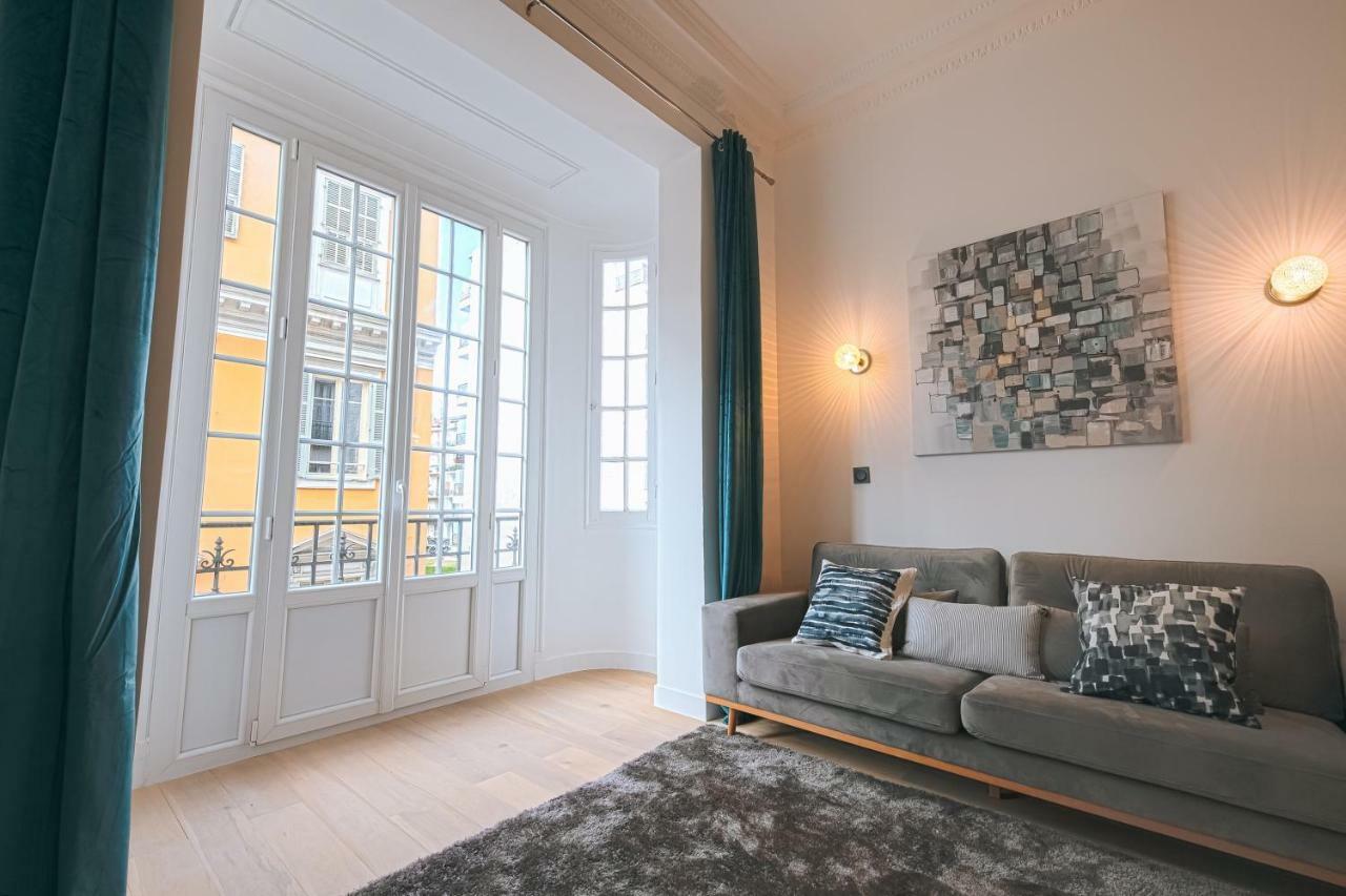 12 Congres Apt2 - Appartement 2 Chambres - Luxe - Carre D'Or - Plage Nice Bagian luar foto